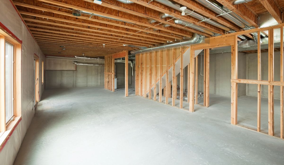 Basement Concrete Pouring