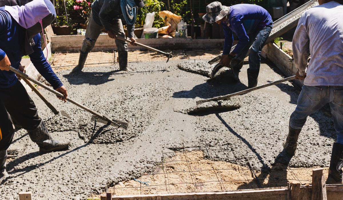 Moab Foundation Pouring